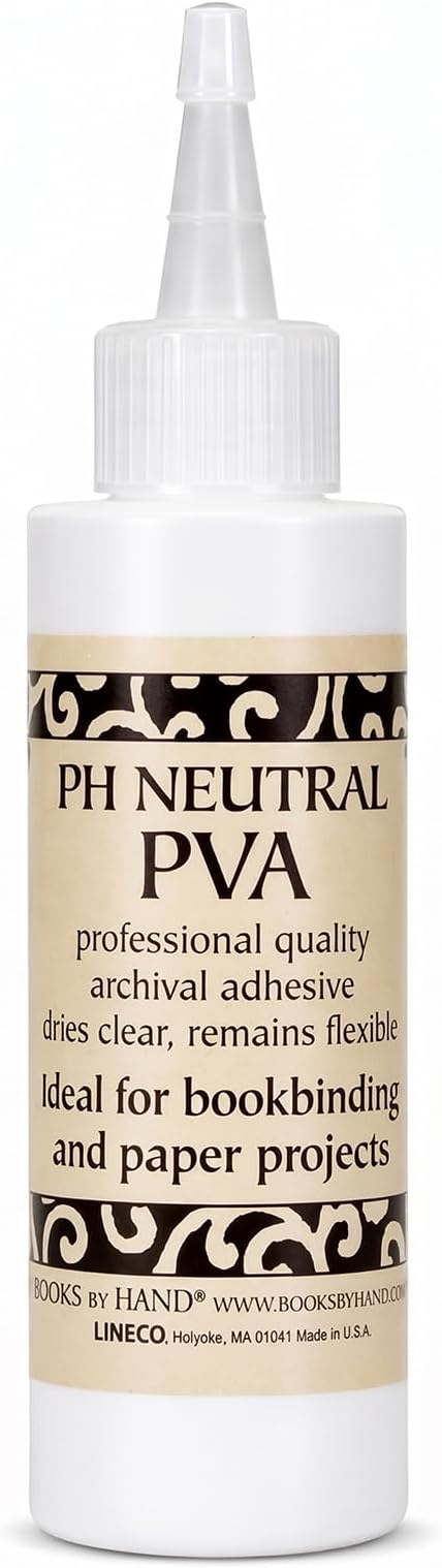 Books By Hand PH Neutral PVA Adhesive, Water-Soluble, 4 Ounce
