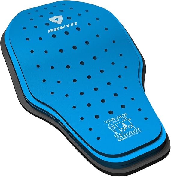 REV'IT! Men's SEESOFT Type KN Motorcycle Back Protector (Blue/Black - 105)