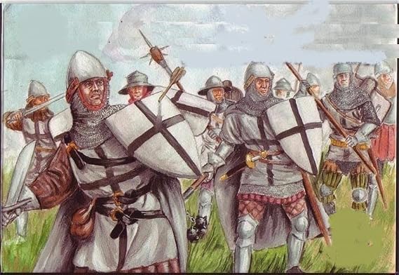 Mars Figures 72052-1/72 Teutonic Foot Sergeants, 1st Half of The XV Century
