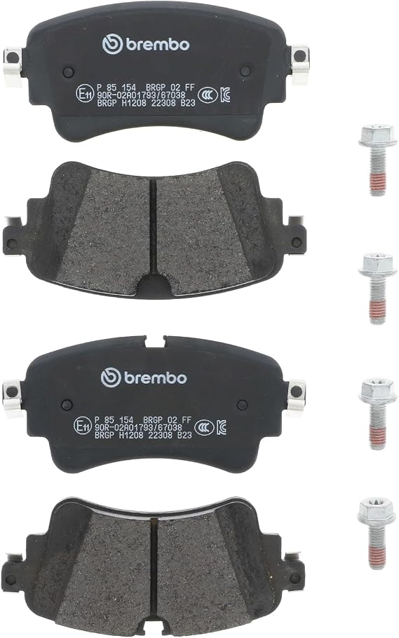Brembo P85154 Low-Met Alloy Steel Rear Disc Brake Pad Set AUDI OE# 8W0698451P