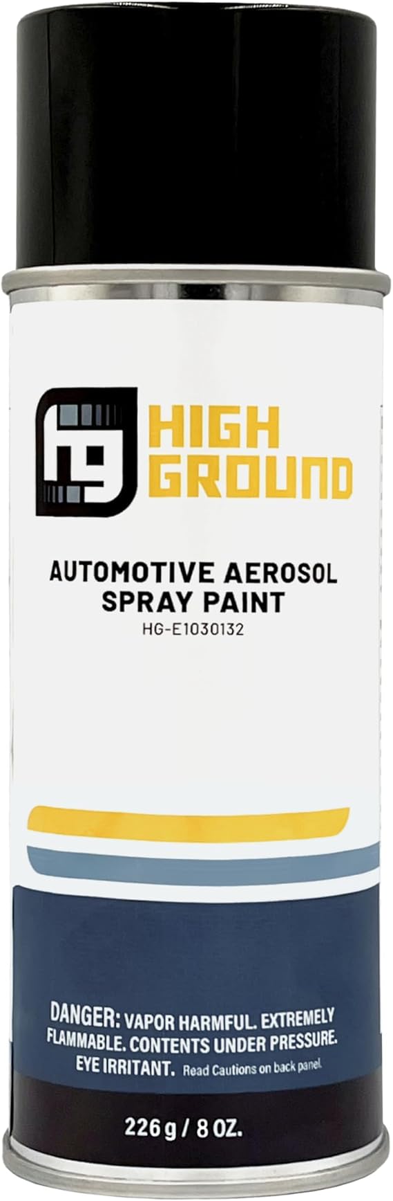 HIGH GROUND (TRI-STAGE Factory Matched Automotive Spray Paint for Toyota Automobiles (Toyota 070 White Pearl Crystal Shine, 8 oz Solvent) (TRI-STAGE PAINT)