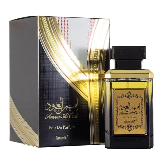 Surrati Ameer Al Oud Eau De Parfum Spray 100ML (3.38 OZ) Exotic Long Lasting Arabian Perfume for Men with Woody & Floral Notes, A Must-Have Perfume Men which Provides All-Day Freshness