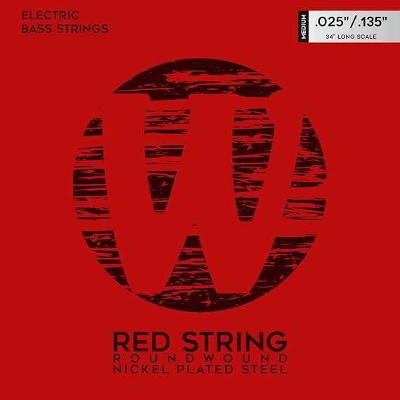 Warwick 46401 M 6 025/135" Red Label Base 6 String Set