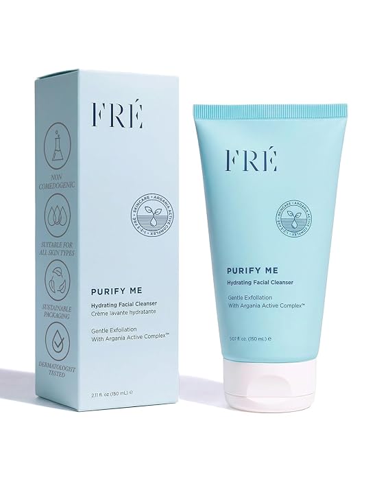 FRE PURIFY ME Hydrating Facial Cleanser | Creamy Face Wash | 5.07 fl oz