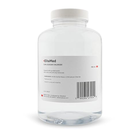 0.9% Sodium Chloride Solution 0.05 Micron Filtered 500 mL