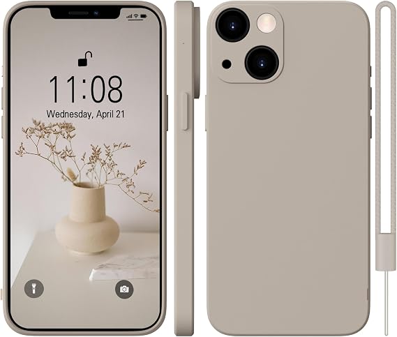 WXX Silicone Case for iPhone 13 6.1 Inch 2021 Titanium Grey