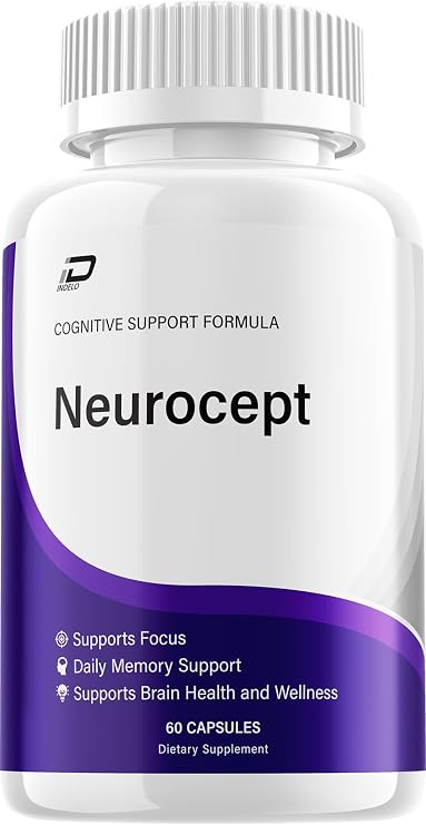 Neurocept Supplement Capsules All Natural Maximum Strength Formula, Focus & Memory Support (60 Capsules)