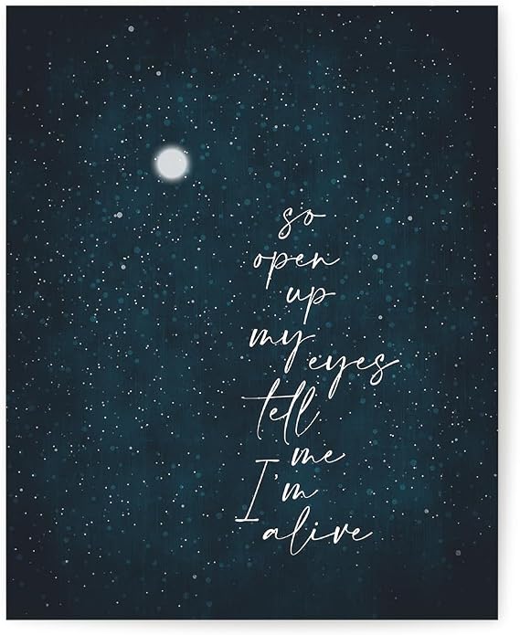 Mumford & Sons | Believe - Song Lyrics Wall Art Music Quote Poster | 11x14" Unframed Print