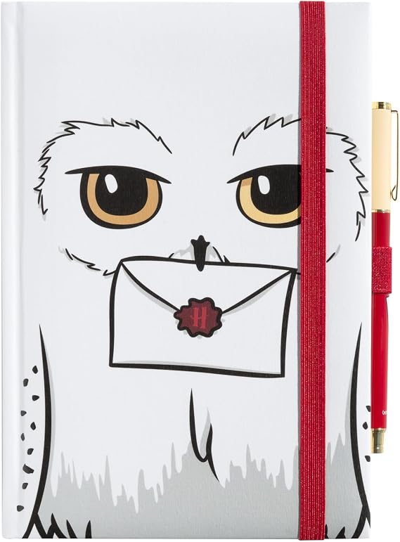 Grupo Erik Harry Potter A5 Notebook & Pen Set - Hedwig Gifts, Merchandise