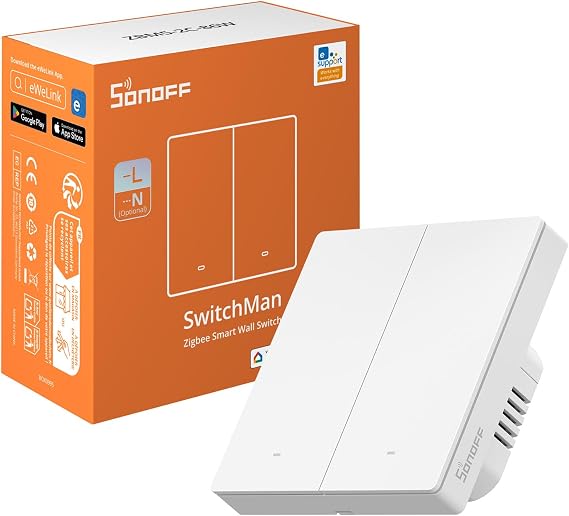 SONOFF Zigbee Smart Wall Switch ZBM5-2C-86W