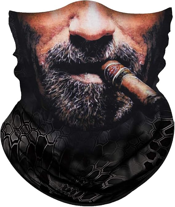 Obacle Neck Gaiter Face Mask Bandana for Dust Wind Sun Protection for Men Women