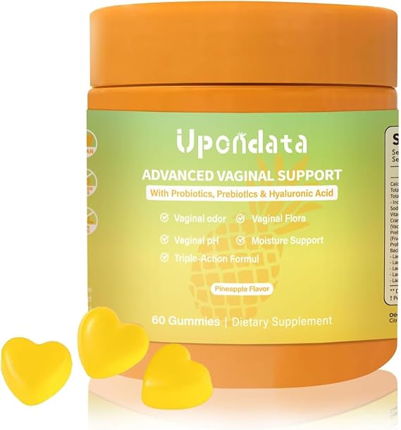 Flora Plus Probiotic Gummies,Advanced Vaginal Probiotic for Women Ph Balance, Promote Healthy Vaginal Odor & Flora, Pineapple Flavored - 60 Gummies