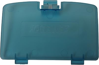 Timorn Replacement Battery Compartment Cover for Game Boy Color Transparent Blue