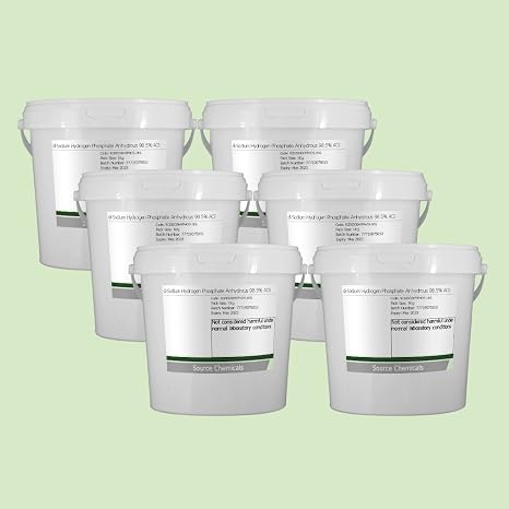 di-Sodium Hydrogen Phosphate Anhydrous 98.5% ACS 6 x 1Kg Including Delivery