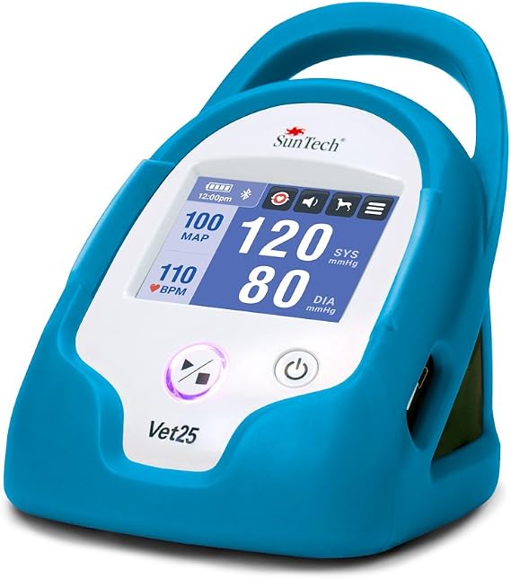 SunTech Vet25 Veterinary Continuous Interval Blood Pressure Monitor (Peacock Blue)