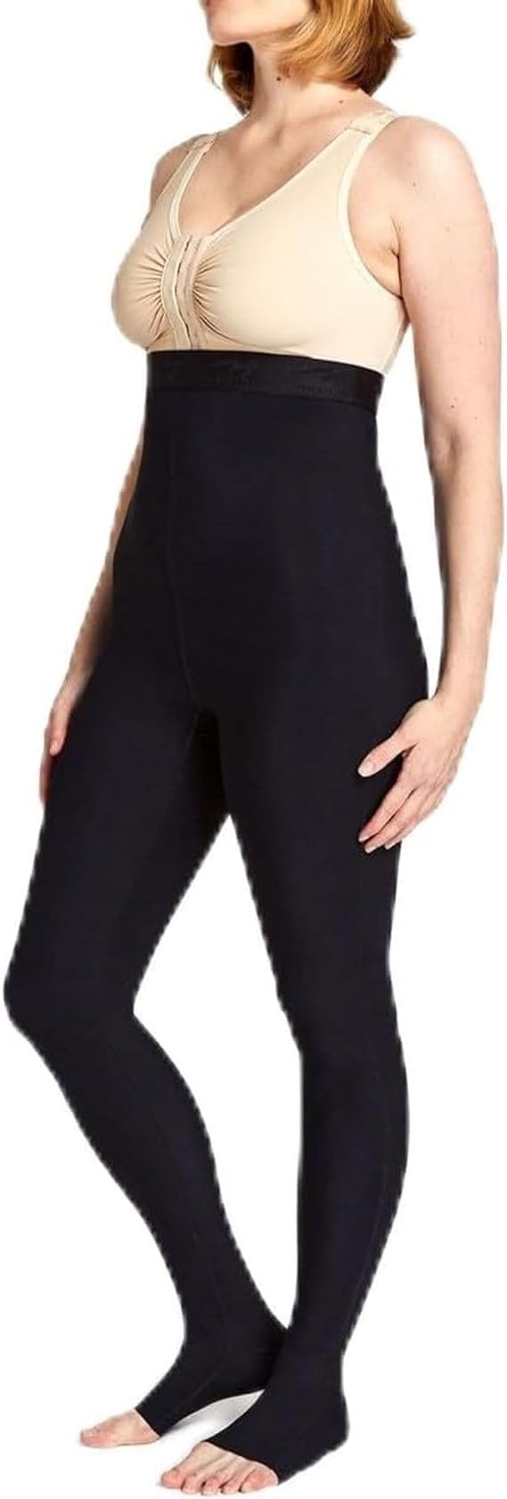 Marena Lipedema Everyday Management Compression Leggings with Foot Coverage
