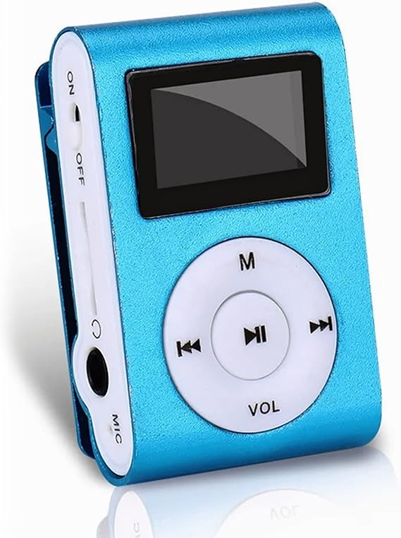 Mini MP3 Player, Portable Music Player with Metal Shell, Lavalier Design, Digital HiFi Audio Player for Kids Students Sports Running Walking
