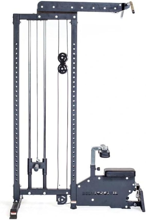 LAT Machine Pulldown [Bells of Steel] LAT Pulldown Machines | Loadable Plate Sleeves for LAT Machine Home Gym | 450lb Cable Capacity, LAT Pull Down Machine 1:1 Pull Ratio...