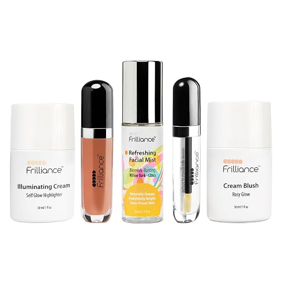 Frilliance Everything Teen Skin Beauty Bundle Cruelty Free Hypoallergenic for All Skin