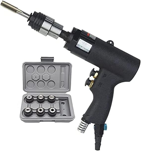 Pneumatic Tapping Machine, Tap Drilling Machine, Rewind/Smooth, Air Motor Tapping Clamp: M3 / M4 / M5 / M6-8 / M10 / M12