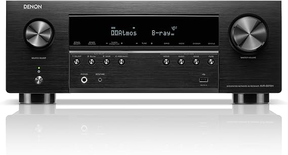 Denon AVR-S970H 8K AV Receiver, 7.2ch Home Cinema Amplifier - Black
