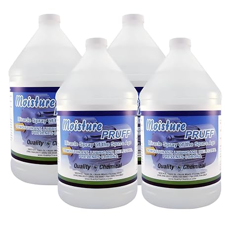 Quality Chemical Moisture Proof Heavy Duty Silicone Lubricant 128 oz (Pack of 4)