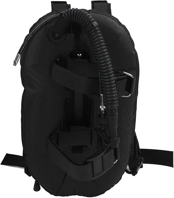Diving BCD with Modular Pockets Fast Release Hooks, 22lbs Lift Capacity Lightweight Back Float System, Travel Ready Adjustable Harness for Technical Diving Exploration