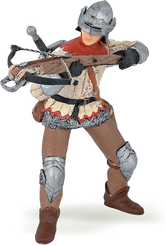 Papo - Realistic Red Crossbowman Figure - Ages 3+ Fantasy & Medieval Collection - Creative Play Medieval Battle - Gift Idea Toy for Girls and Boys