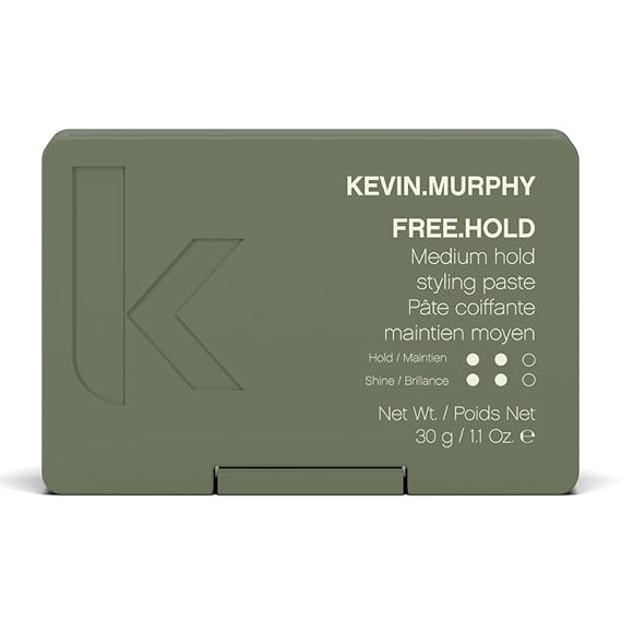 KEVIN.MURPHY FREE.HOLD Hair Styling Paste, Medium Hold, 1.1 oz | Medium Hold Styling Product for All Hair Types with Breakage Prevention and Paraben-Free Hair Care Formula