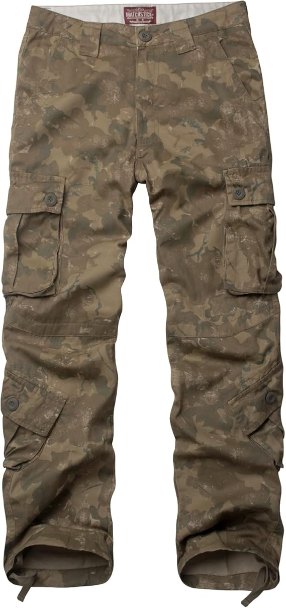 Match Men's Military Camouflage Wild Cargo Pants (29,Dark Forest camo)