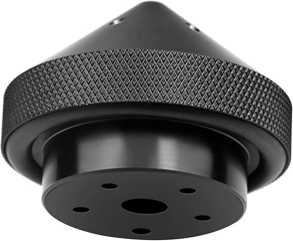 Trolling Motor Prop Nut for MotorGuide GFEL-MG-BK-DP, Black | Billet aluminum prop nut for compatible MotorGuide trolling motors with tool-free installation and vibration reduction