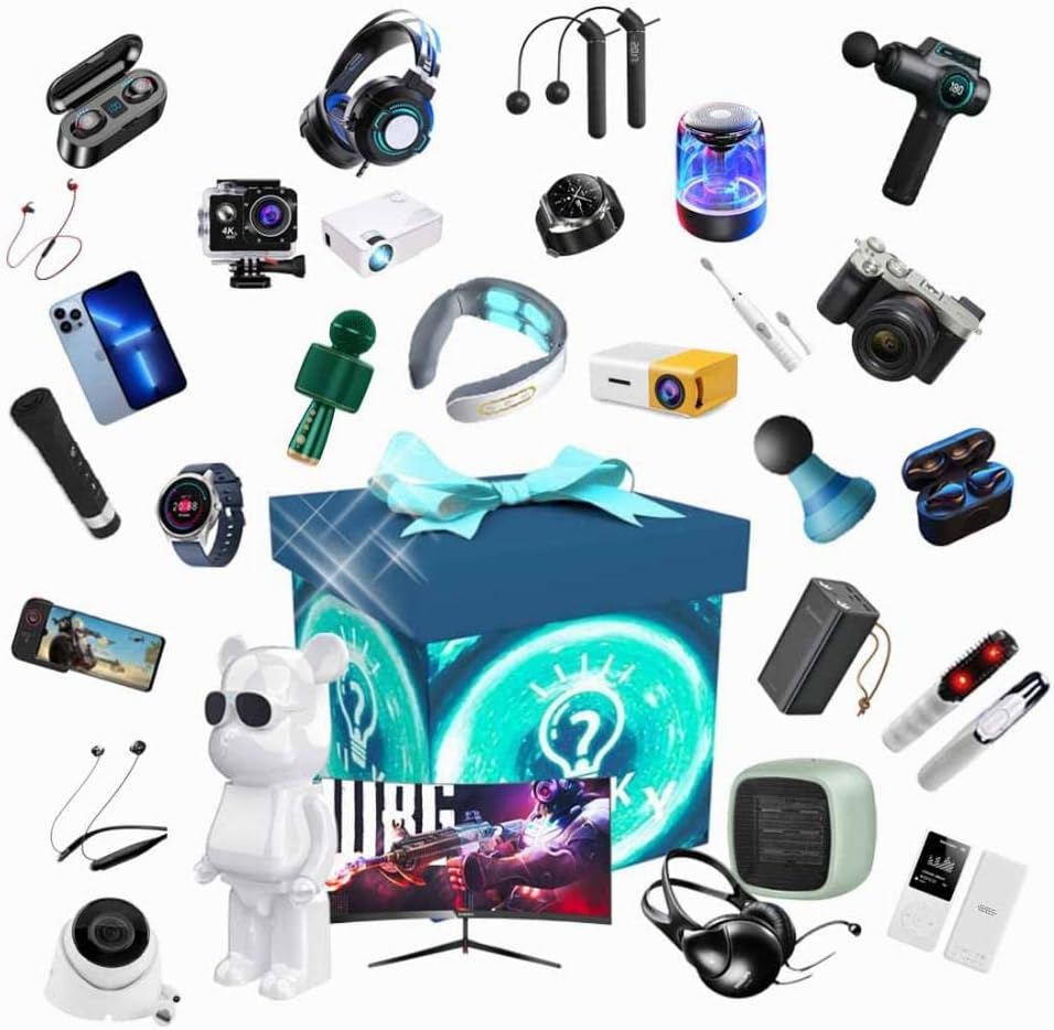 Box, unclaimed Packages for Sale, BoyGirlfriend Gifts, Surprise Gift,Random Lucky Gift Contains Hundreds of Products and Surprise Gifts,There is A Chance Returns Pallet to Open The