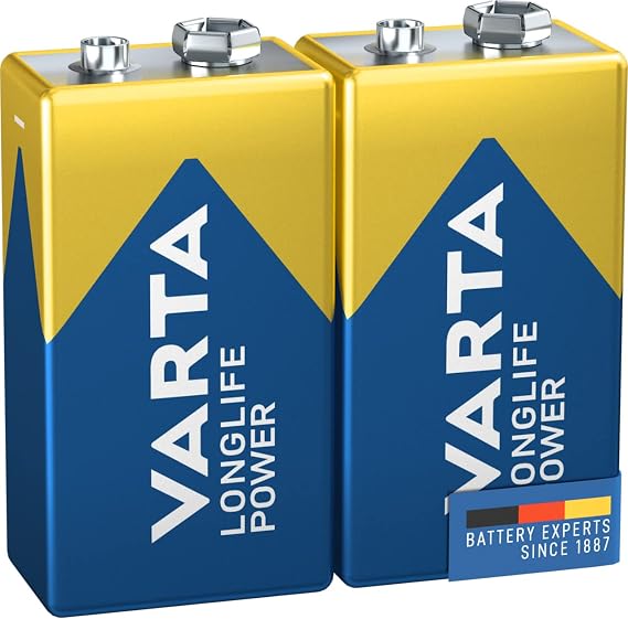 Varta High Energy 9 Volt Batteries - 2-Pack