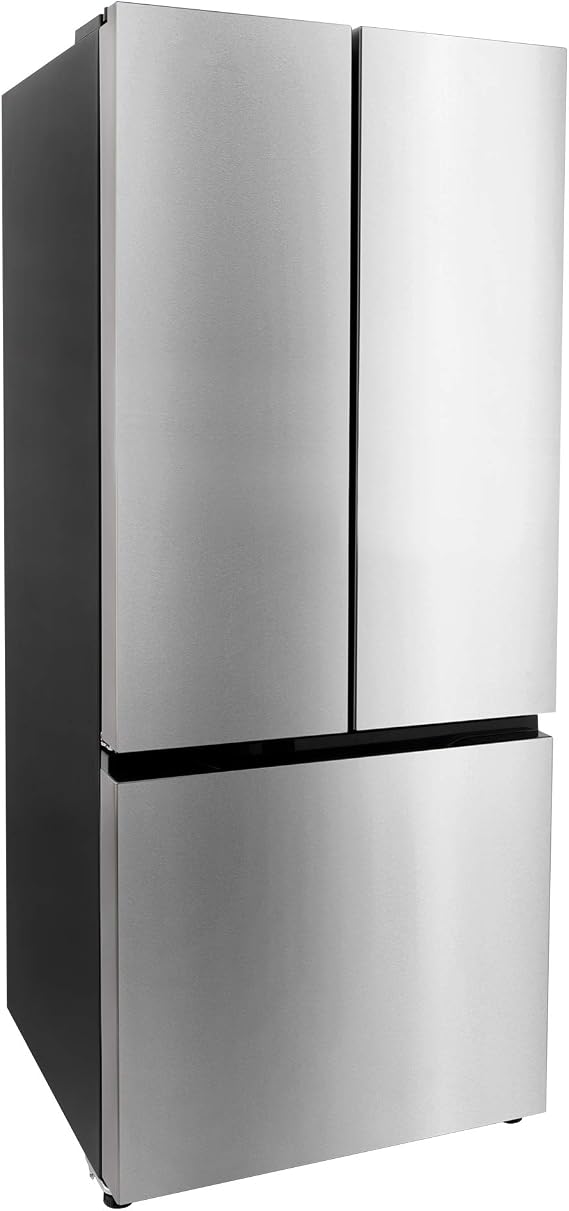 RecPro RV Refrigerator Stainless Steel 16 Cubic Feet
