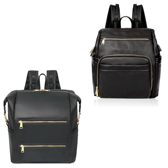 Omanmoli Diaper Bag Backpack Leather Diaper Bag Backpack Baby Bags
