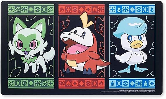 Pokemon Center: Pokemon TCG: Sprigatito, Fuecoco & Quaxly Playmat