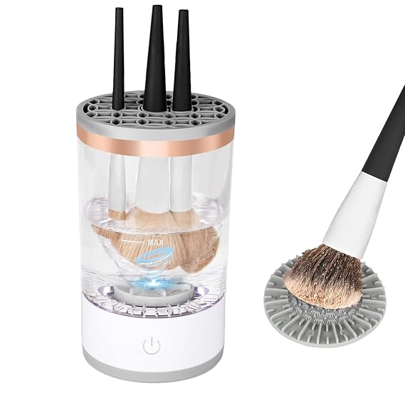 Multi-Functional Electric Makeup Brush Cleaner Automatic, Energy Saving Makeup Brush Cleaner: Convenient and efficient Makeup Brush Cleaning Solution