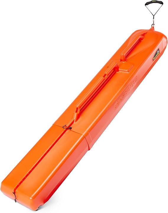 Sportube Series 2 Protective Travel Case for Two Pairs of Alpine Skis and Gear or Four Pairs of Nordic Skis and Gear