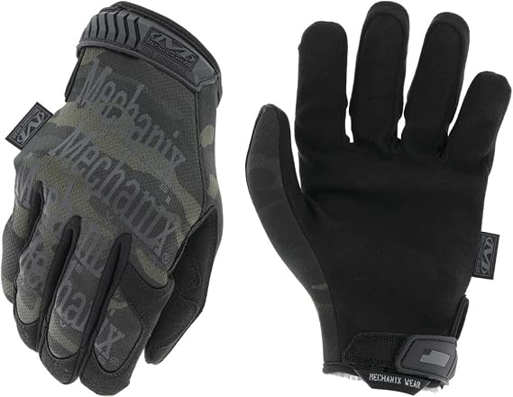 Mechanix Wear: The Original Black Multicam Tactical Work Gloves - Touch Capable (Small)
