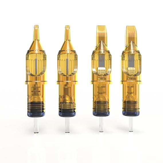 3RL Tattoo Cartridge Needles 20pcs, YILONG Standard 0.35mm Disposable Tattoo Needle for Tattoo Pen Rotary Machine
