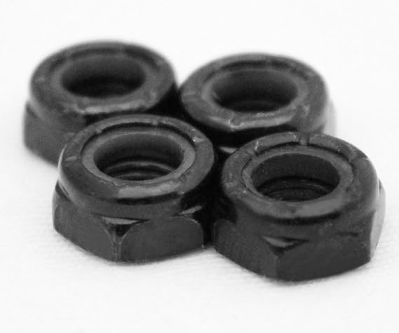 Dime Bag Hardware 4 Axle Nuts for Skateboard Longboard Trucks - Full Set of Dimebag Truck Lock Nuts 5/16 (Standard)