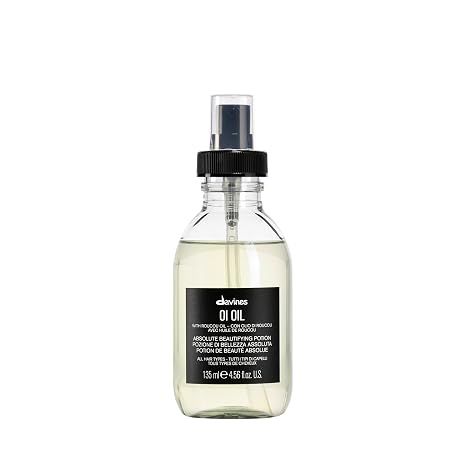 Davines OI Oil, Multi-Function Potion for All Hair Types - Weightless Anti-Frizz & Shine-Enhancing Serum with Roucou Oil - Detangles & Replenishes Moisture Hydrating Treatment