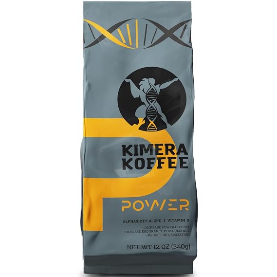 Kimera Koffee Power Blend Organic Nootropic Coffee, 12 oz ground