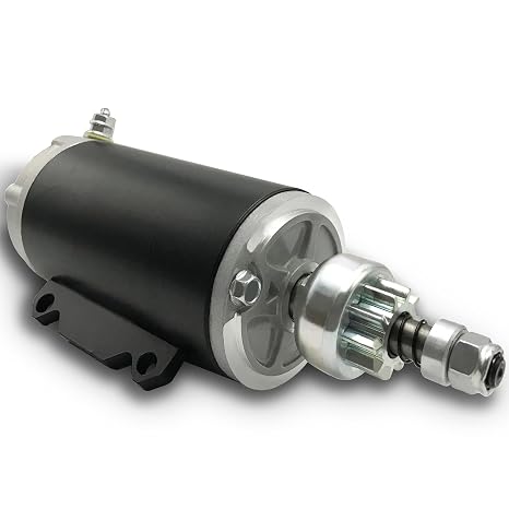 5719 New Marine Starter Replacement for Johnson 85 88 90 100 110 112 115 125 135 140 HP, Evinrude E85 E88 E90 E100 E110 E112 E115 E125 E135 E140 1973-1998, SAB0062 462399 462119 41021012
