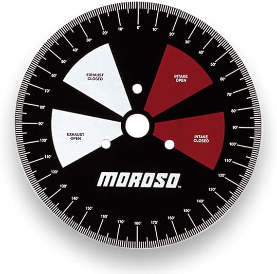 Moroso Degree Wheel, 11 in Diameter, Steel, Black Paint, Each