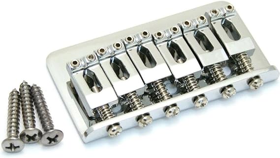 Fender Hardtail Strat Bridge Assembly for Import Models - Chrome