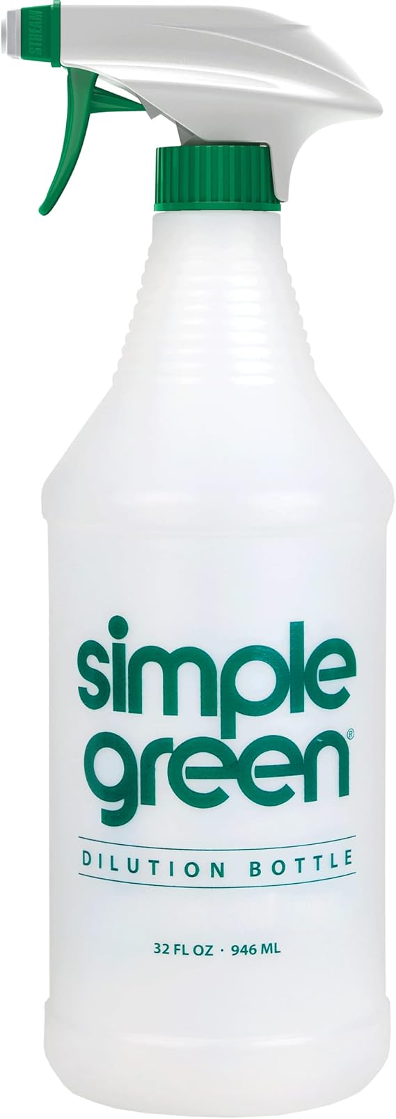 Simple Green Reusable Spray Dilution Bottle for Cleaning Solutions, 32 oz.