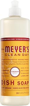 MRS. MEYER'S CLEAN DAY Liquid Dish Soap, Clementine Scent 16 Fl Oz