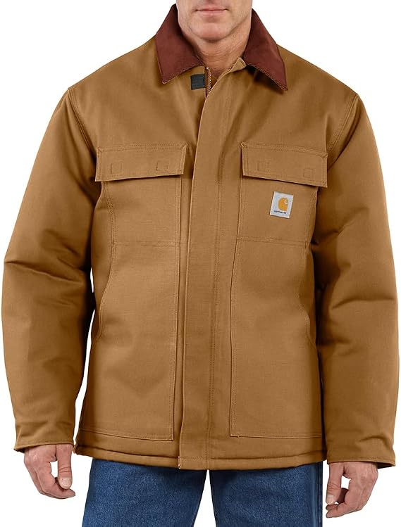Carhartt Men's Firm Duck Traditional Coat