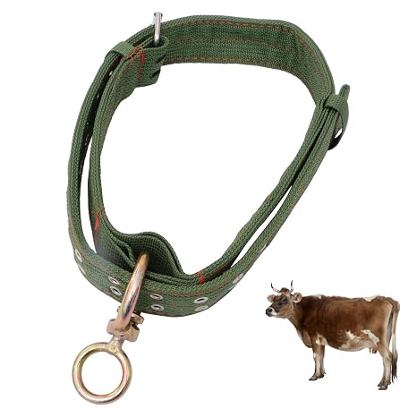 Cattle Feeding Collar Thickened Canvas with Explosion Proof Buckle